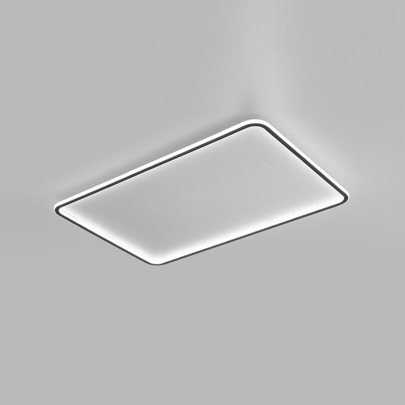 Luminaire de plafond à montage encastré simplicité géométrie LED plafonnier