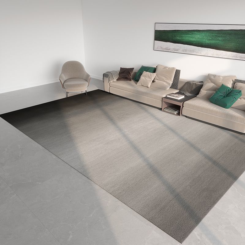 Prachtig polyester tapijt modern grijs tapijt woonkamer vloerkleed met niet-slipachter