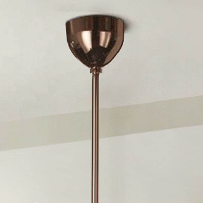 Luz de acrílico de metal liviano de lámpara de estilo posmoderno en oro para sala de estar