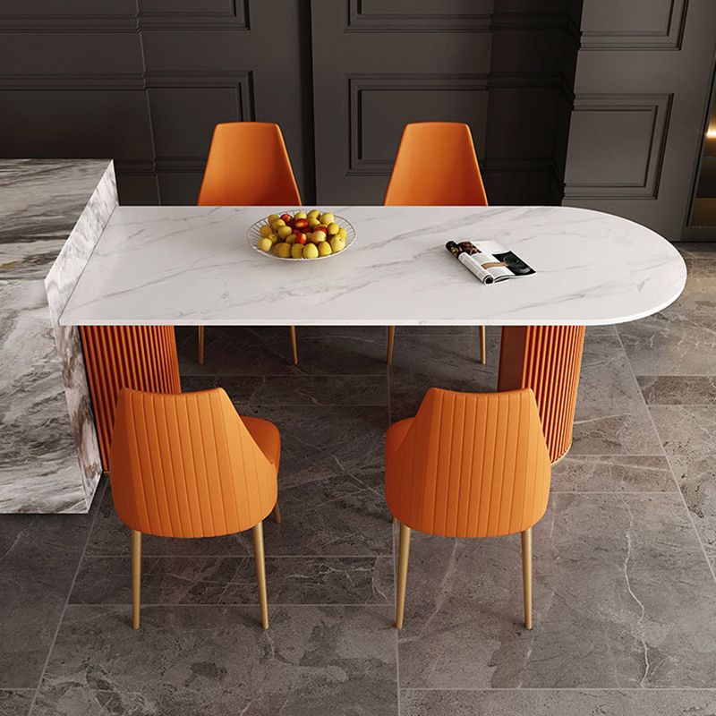 Free Form Home Dining Table Modern Dining Room Table of Sintered Stone
