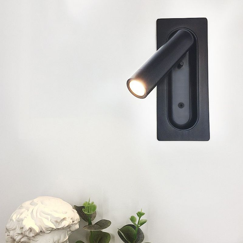 1 Light Wall Sconce Modern Style Metal Wall Lighting for Bedside