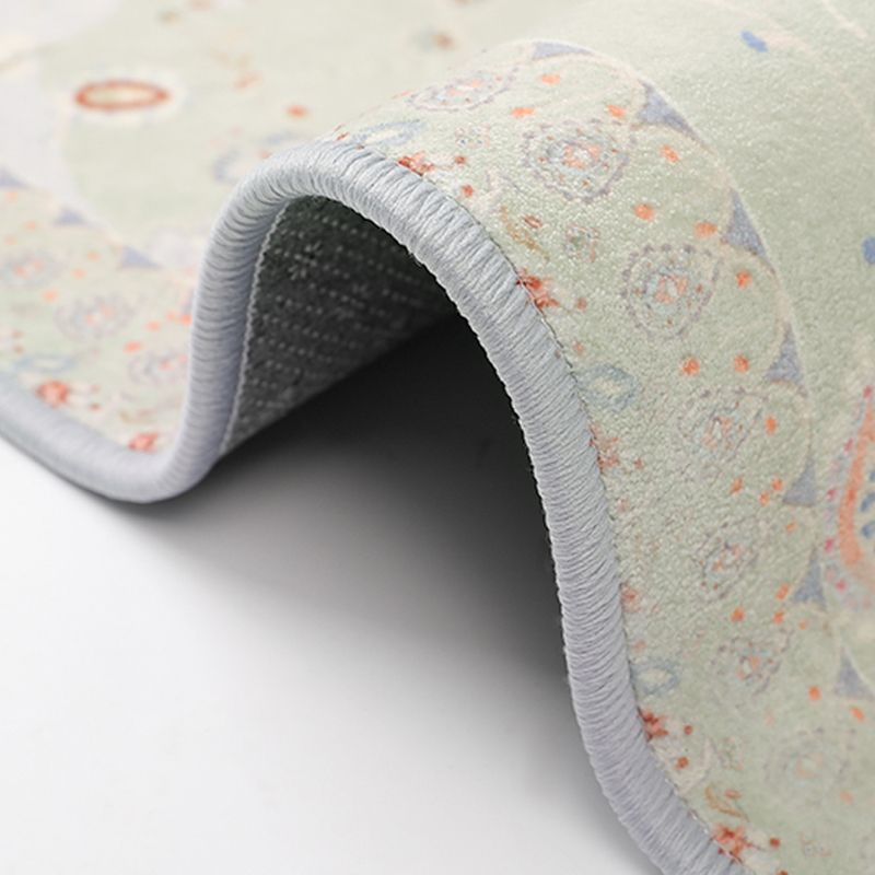 Pink Modern Rug Graphic Pattern Polyester Area Rug Non-Slip Backing Carpet for Home Decor