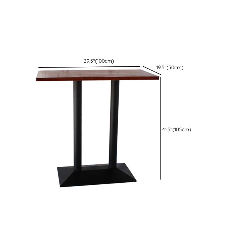 1/3/4 Pieces Table and Stool Set Solid Wood Counter Height Set