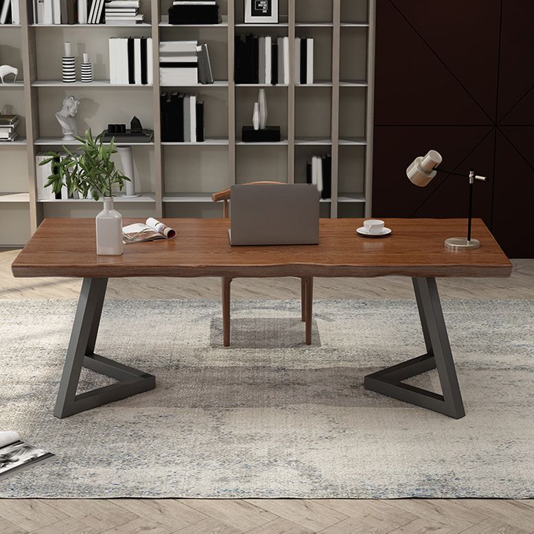 Industrial Style Rectangle Wood Table Set 1/2 Pieces Dining Set for Kitchen