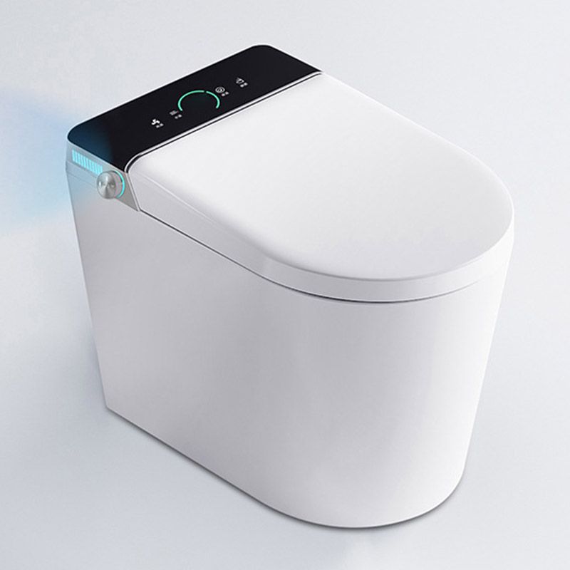 Modern All-In-One Toilet Bowl Siphon Jet Skirted Toilet with Seat for Bathroom