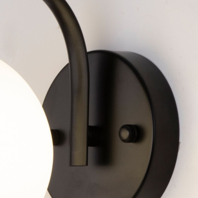 Contemporary Style Orb Wall Mounted Light Glass 1 Light Wall Mounted Lamp
