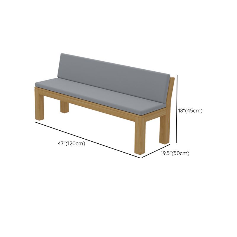 Trestle Dining Table Set 1/4 Pcs Rectangle Dining Table and Chairs in Natural