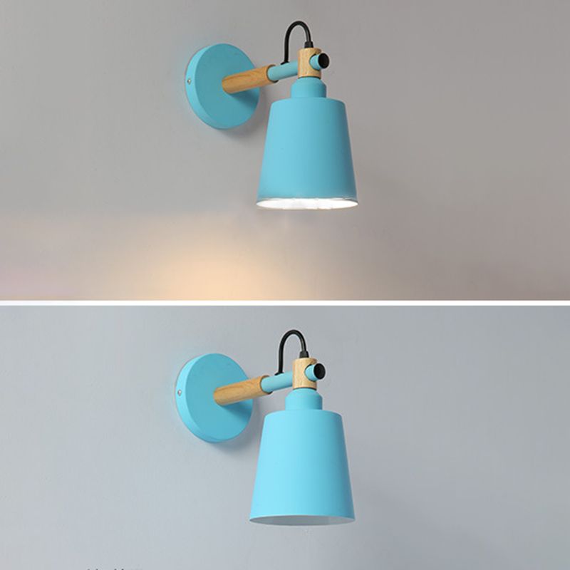 Adquisición de iluminación de pared en forma de cono de metal de estilo Minimalista de pared de estilo montado en la pared