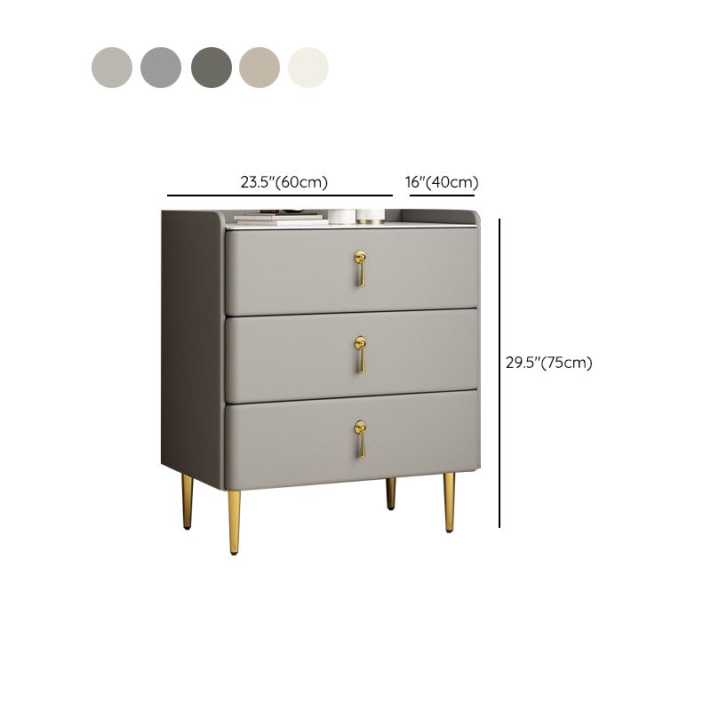 Classic Glam Storage Chest Stone Dresser with 5/4/3 Drawers , 15.6 Inch Width