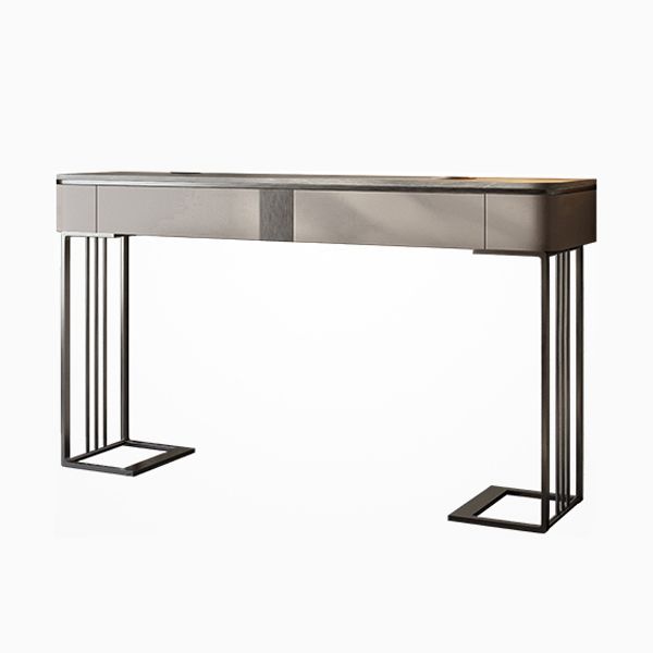 Contemporary Console Accent Table Antique Finish Console Sofa Table with Drawers