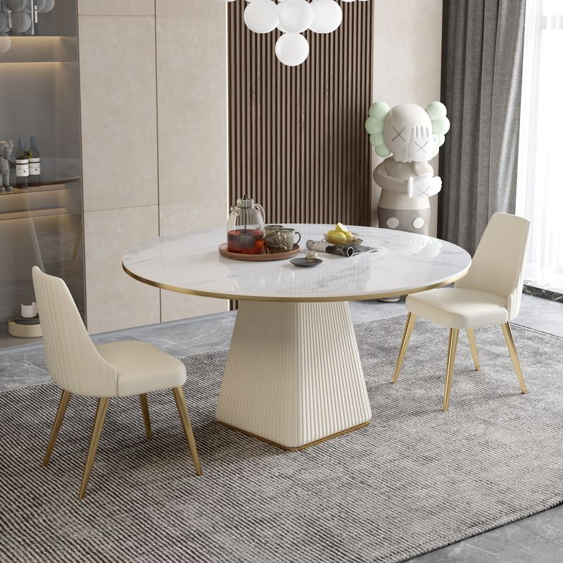 Contemporary 1/3/4/5/7 Pieces Dining Set Round Dining Room Table Set