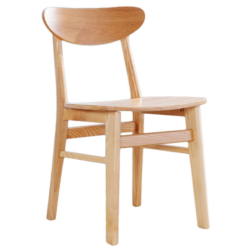 Contemporary Style Chairs Armless Chairs for Kitchen with Wood Legs