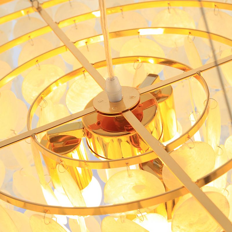 4 lichten waterval hanger kroonluchter hedendaagse schaal hangend hanglamp in wit