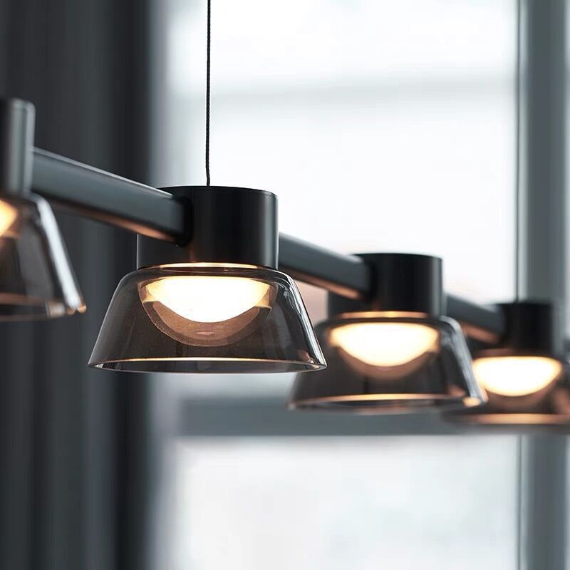 Modern Pendant Lighting Fixtures Glass Island Light Fixture for Living Room