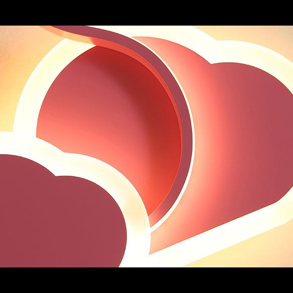 Einfache Art LED in der Nähe der Deckenleuchte Cloud Deckenbefestigte Licht mit Metallschirm