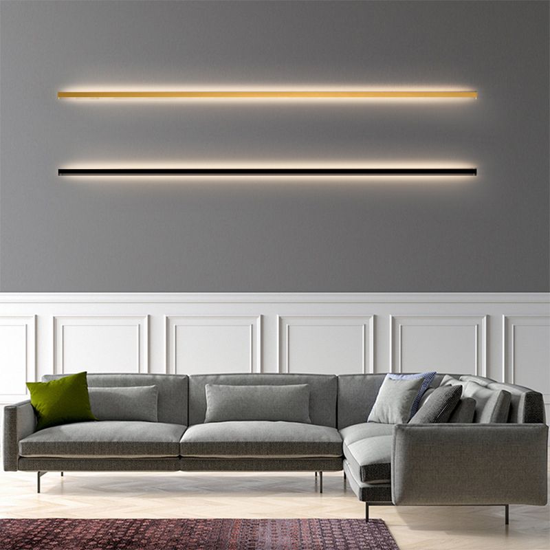 Moderner Stil linearer Wandleuchten Metall 1 Licht Wandleuchte Leuchten