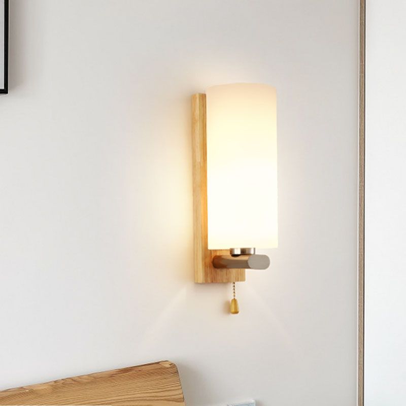 Log de pared cilindroide de color logar