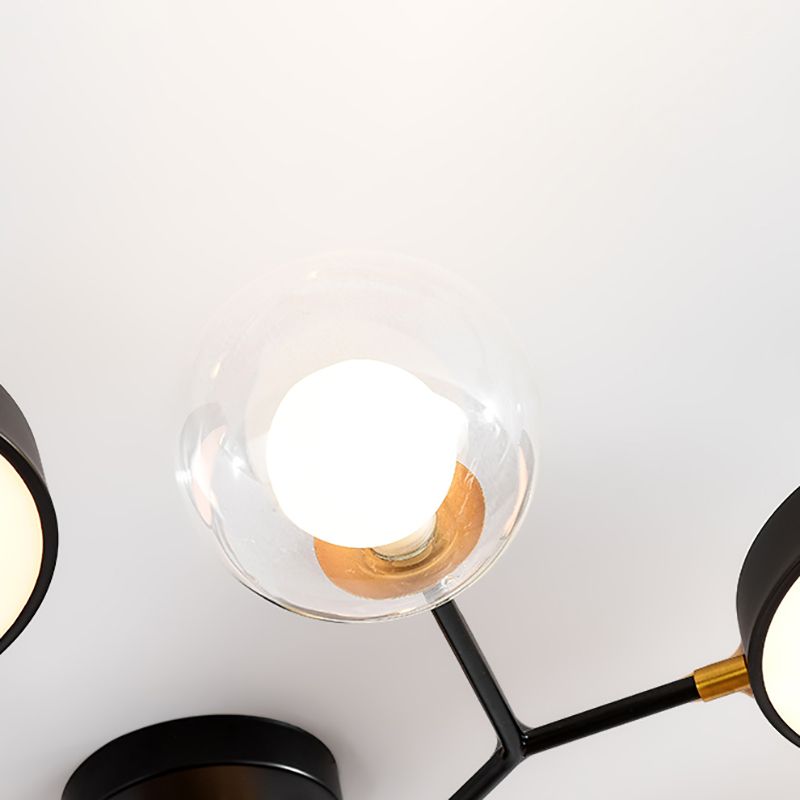 Modern Style Starburst Ceiling Light Creative Flush Mount Light for Bedroom Drawing Room