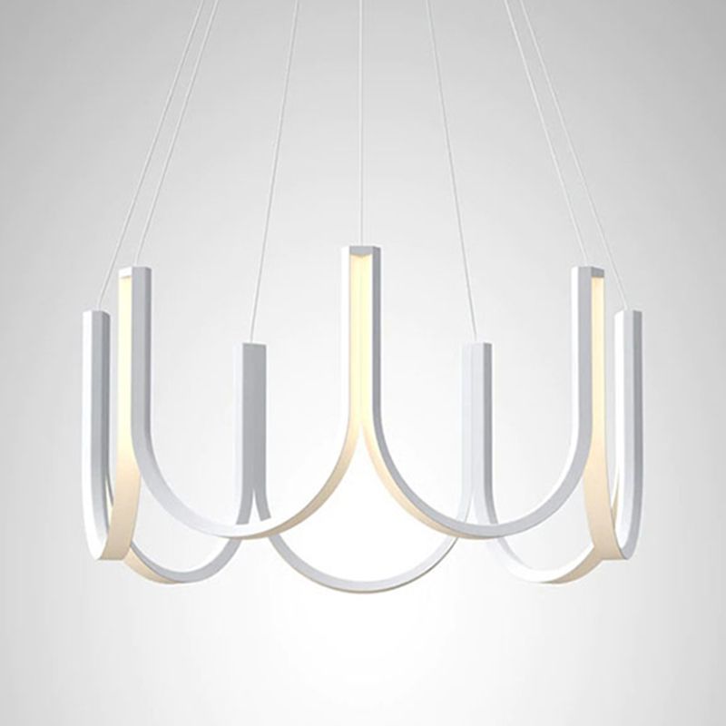 Modern Minimalism Style LED Pendant Chandelier Light Aluminum Chandelier