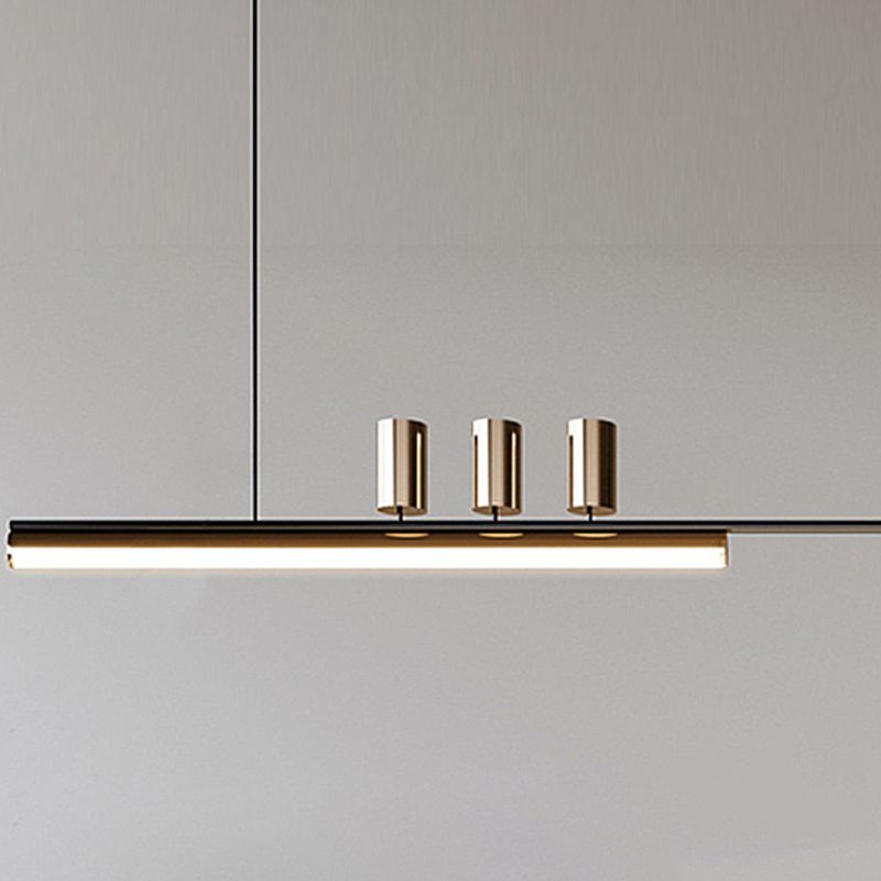 Modern LED Island Fixture Metal Ceiling Pendant Light for Kitchen