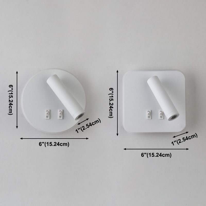 Wall Sconce Light 2 Lights Creative Modern Metal Wall Light for Bedroom