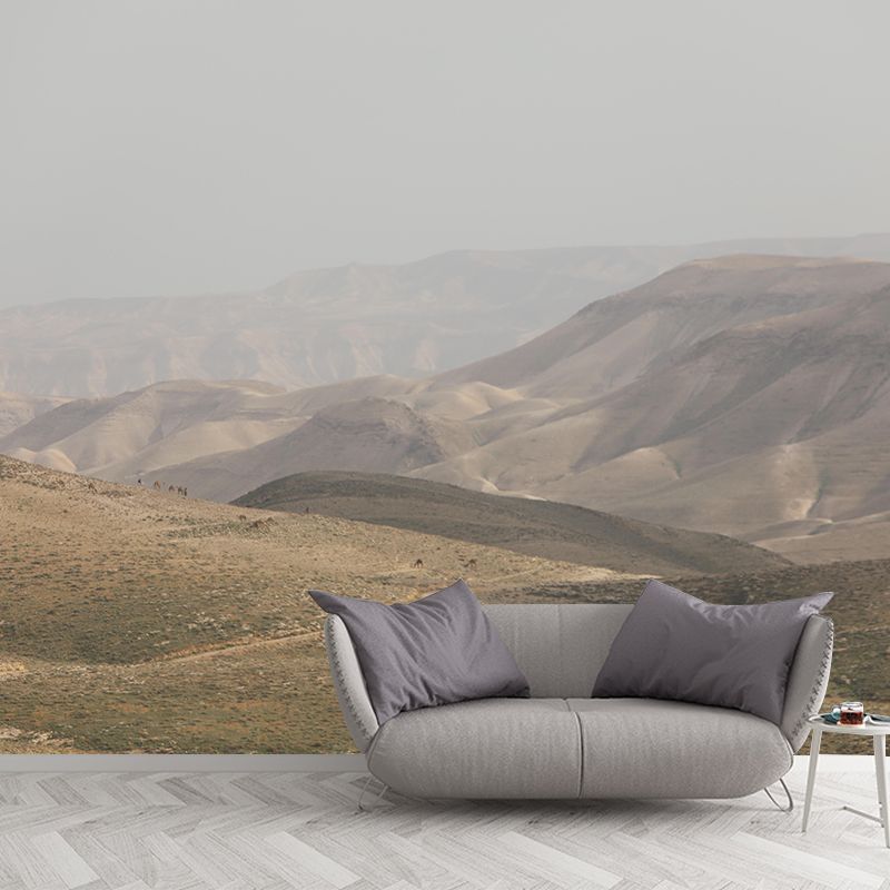 Desert Landscape Wall Mural Wallpaper Modern Mildew Resistant for Bedroom