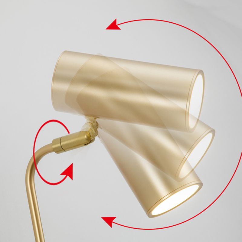 Nordic Style Metal Wall Light Cylinder 13.5" High Reading Wall Sconce for Bedroom