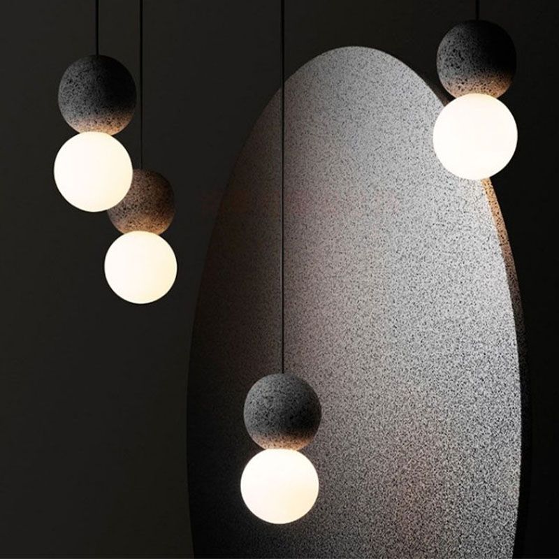 Einlichtzementrahmen Anhänger Licht moderne Anhängerbeleuchtung für Schlafzimmer