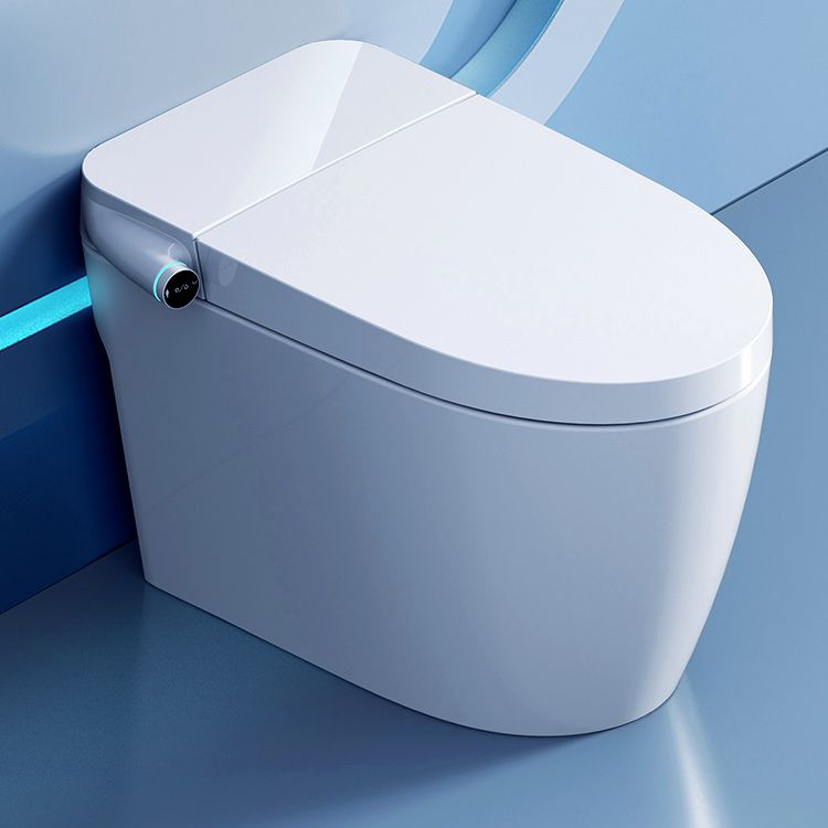 Elongated Floor Mount Bidet All-In-One Smart Bidet with Heated Seat