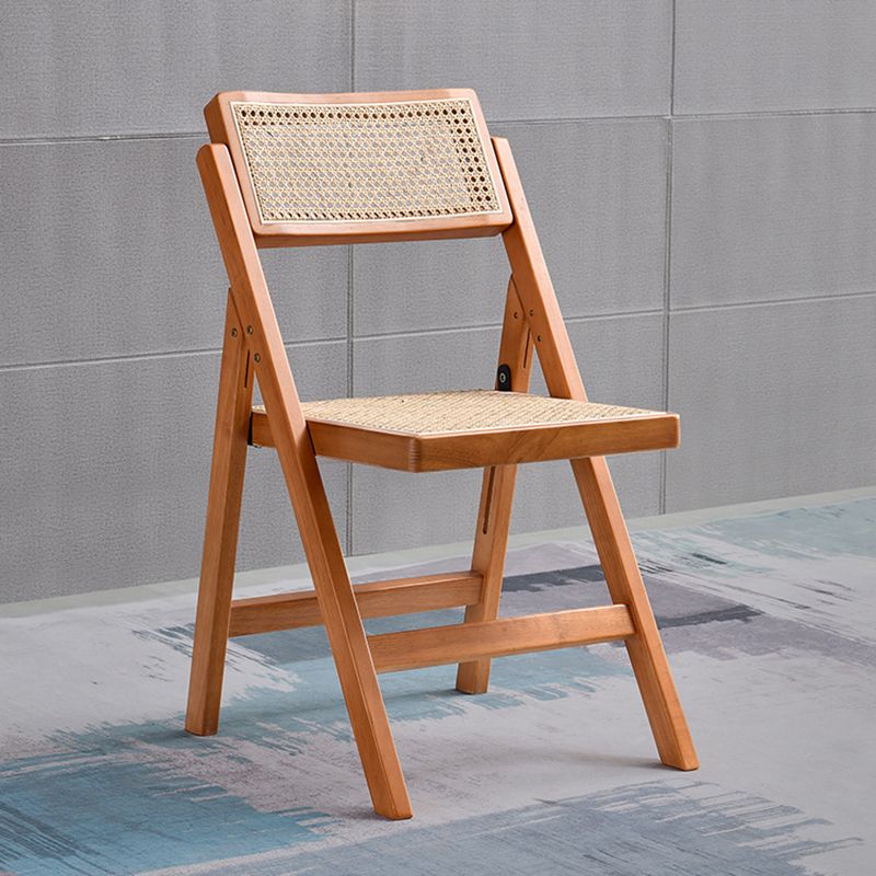Contemporary Style Armless Chair Open Back Side Wooden Chair for Dining Room