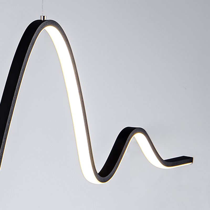 Modern Ceiling Pendant Light Metal LED Island Pendant Light for Dining Room