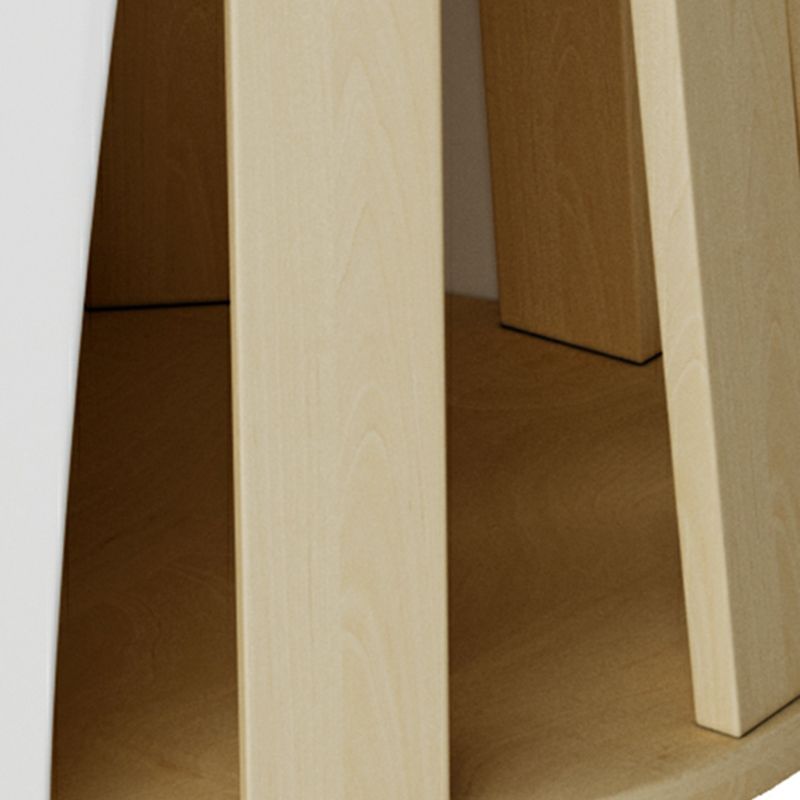 Contemporary Round Couch Ottoman Plain Cotton Water Resistant Target Pouf