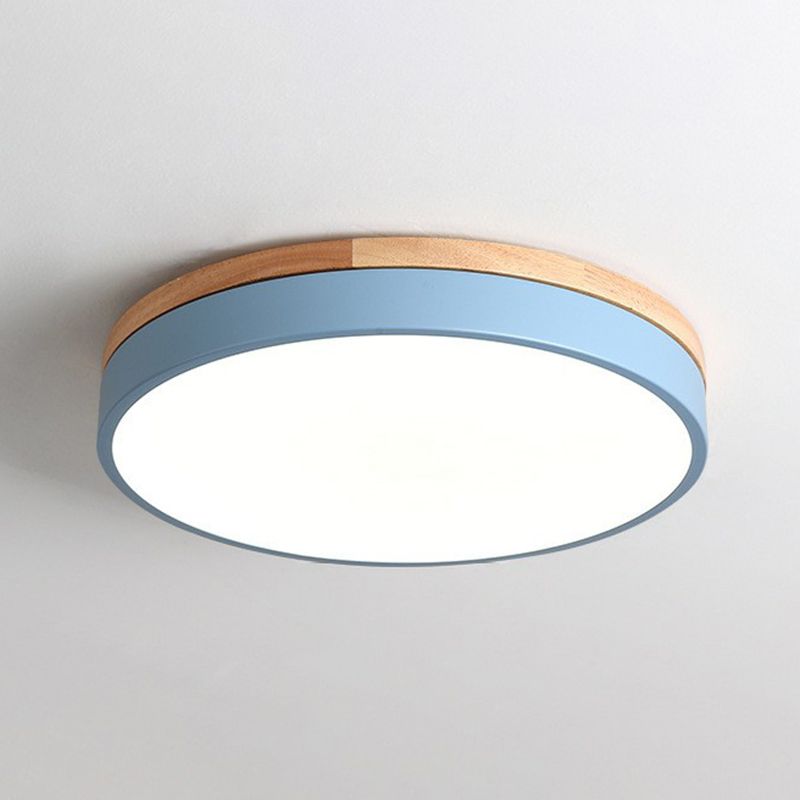 Cirkelvormige slaapkamer inbouwverlichting Acryl simplistische LED-inbouwarmatuur