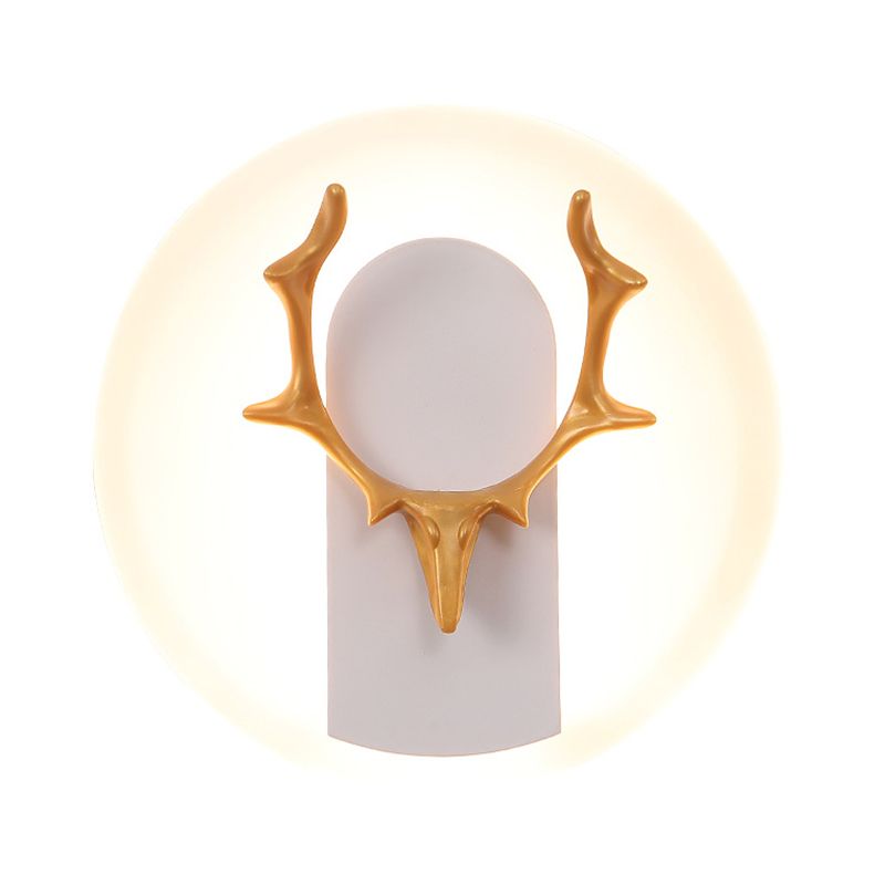 Antlers in alluminio Light Minimalismo Minimalismo a 1 luce Sconce per soggiorno