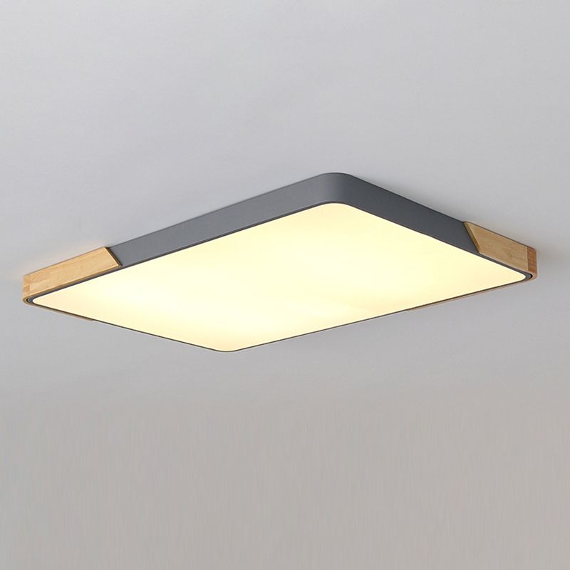 Geometrie Vorm LED-plafondlamp Modern Macaroon Acryl 1-lichts Inbouw voor slaapkamer