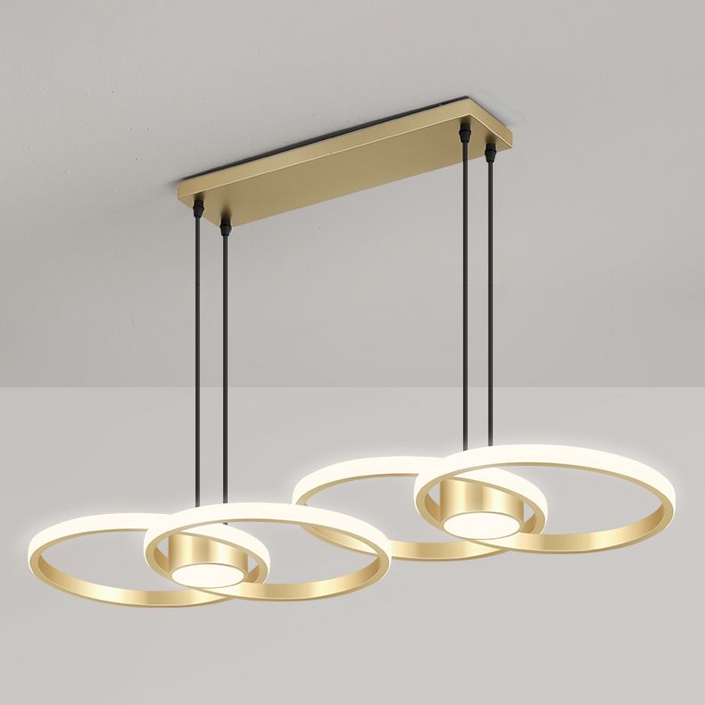 Simplicity Ring Shaped Island Light LED Pendant Light for Living Room Dining Room