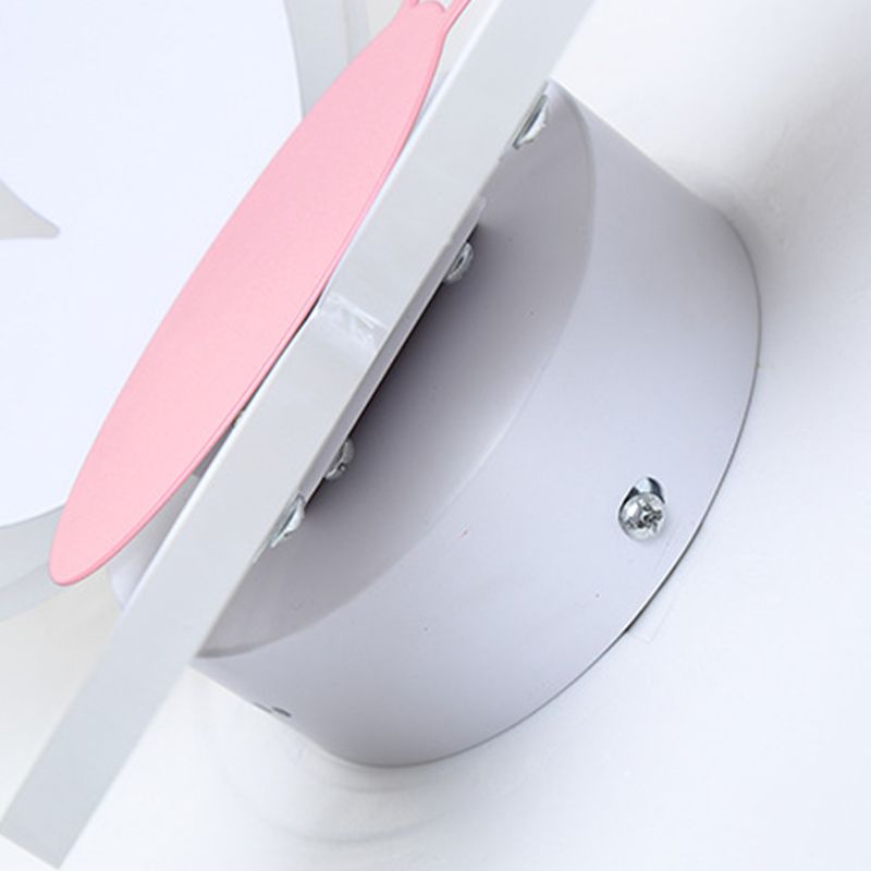 Luce montata a parete per kid in stile muro in metallo unico