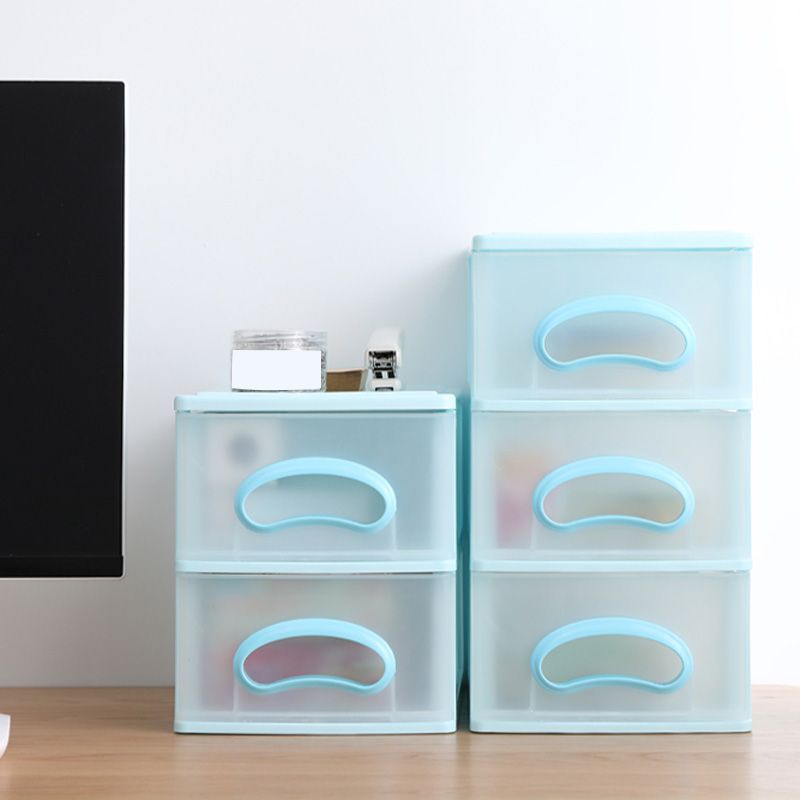 Drawers Filing Cabinet Contrast Color Plastic Vertical Filing Cabinet