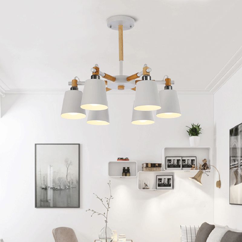 Contemporary Bell Shape Pendant Chandeliers Metal Pendant Lighting