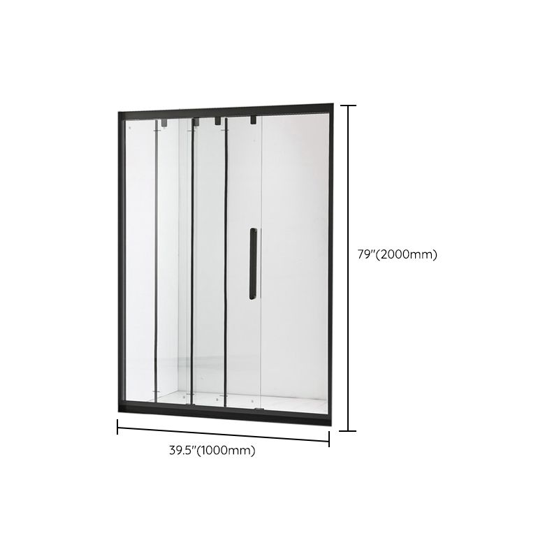 Transparent Tempered Shower Bath Door Hinged Shower Bath Door