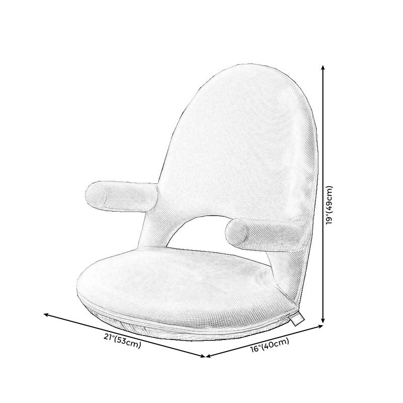 Fabric Accent Tight Back Chair Lounge Chair for Bedroom and Living room