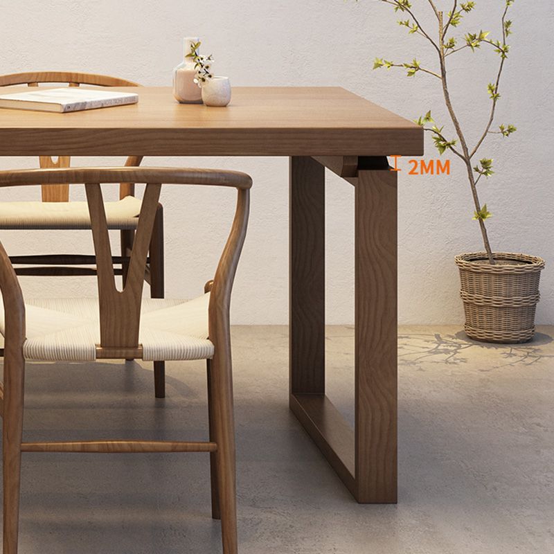 Modern 1/2/5 Pieces Dining Set Rectangle Pine Wood Dining Table for Kitchen Dining Room