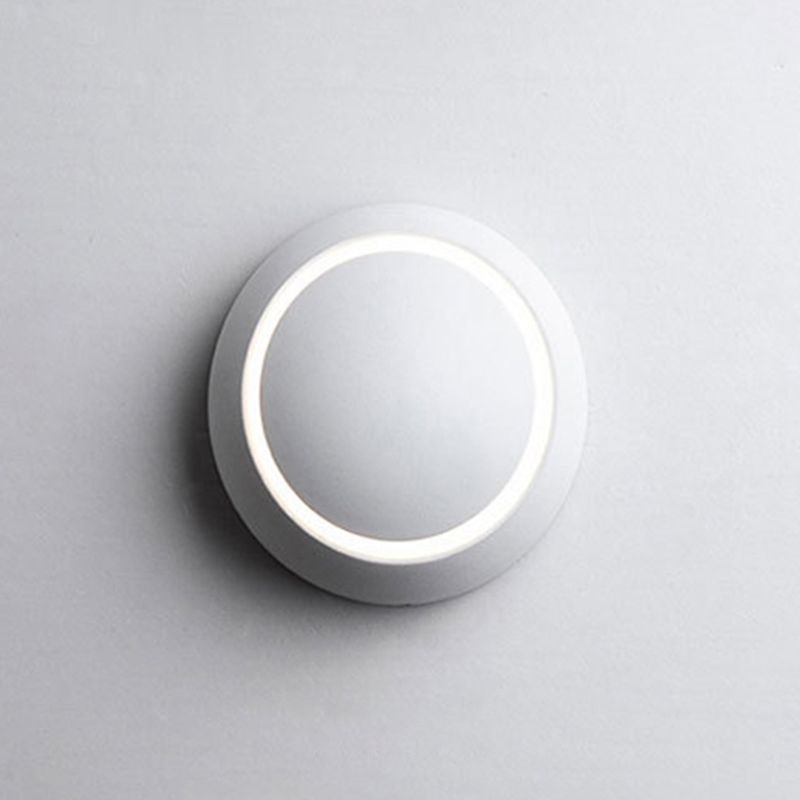 Disc rotondo Disc Acrilico Apparecchi per illuminazione a parete Lampada moderna a parete per camera da letto