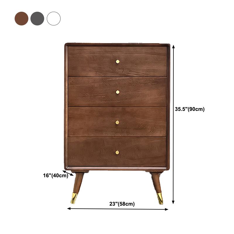 15.74" Wide Solid Wood Accent Chest with Drawer Contemporary Side Cabinet