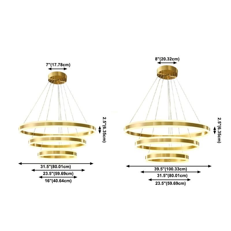 Colgante de techo de techo de metal de metal de latón accesorios de iluminación de techo contemporáneo