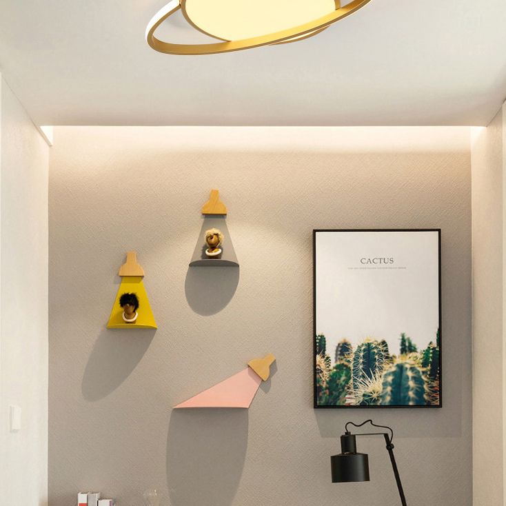 Lámparas de techo empotradas modernas de acrílico con luz empotrada Saturno para dormitorio