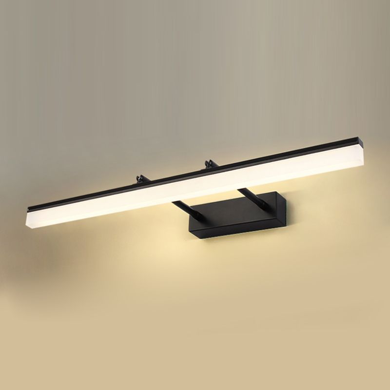 Striscia illuminazione da parete in stile moderno 1 luce di scarpa leggera per doccia