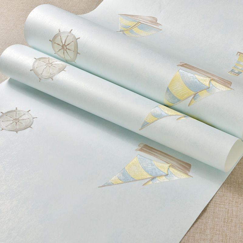 Non-Woven Unpasted Wallpaper Novelty Wall Art for Childrens Bedroom, Stain Resistant