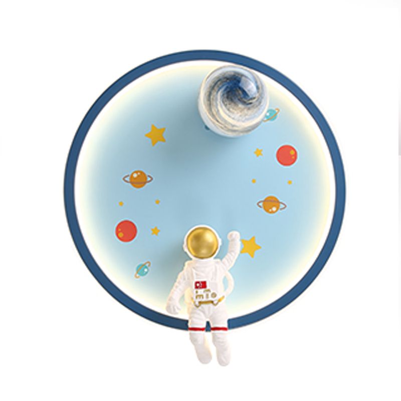 Plafonnier LED créatif d'astronaute, plafonnier de Style moderne pour chambre de garçon