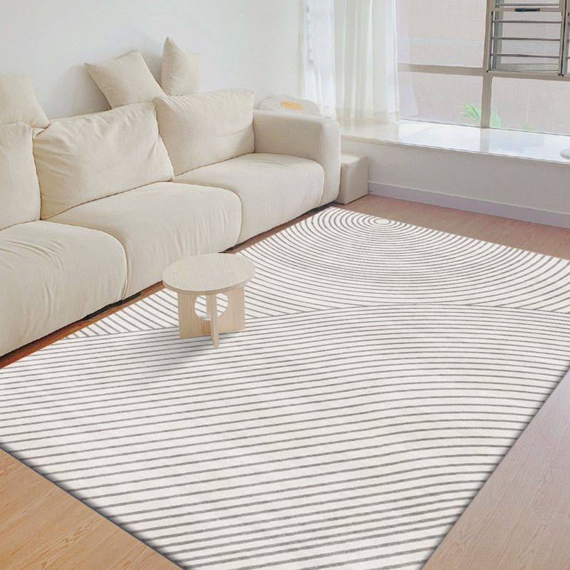 Nordic Style Light Color Rug Area Rug Stain Resistant Carpet for Living Room